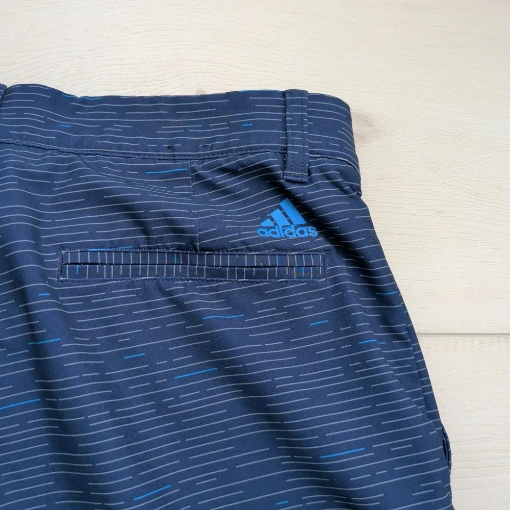 Adidas Ultimate 365 Dash Golf Shorts Mens‎ 30 Blue Flex Grip Waist Performance